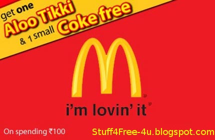 Snapdeal: Get Free McDonald's Aloo Tikki Burger & Small Coke - 2012